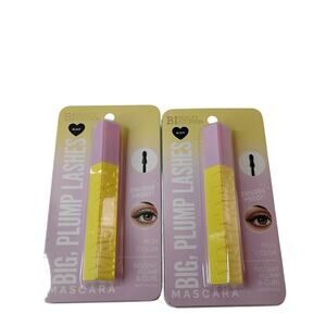 2pk BEAUTY INTUITION RICH BLACK 24H BIG PLUMP CURL FULL LASH NO SMUDGE MASCARA
